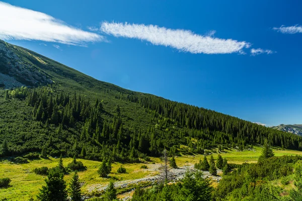 Wunderschöne Berglandschaft in den Siebenbürger Alpen — Stockfoto