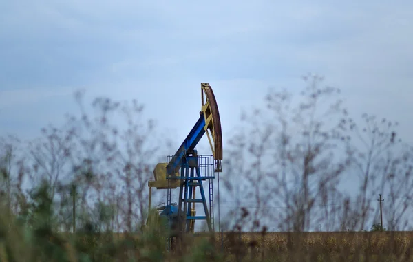 经营石油和天然气井 — 图库照片