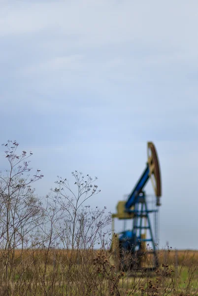 Puits de pétrole et de gaz en exploitation — Photo