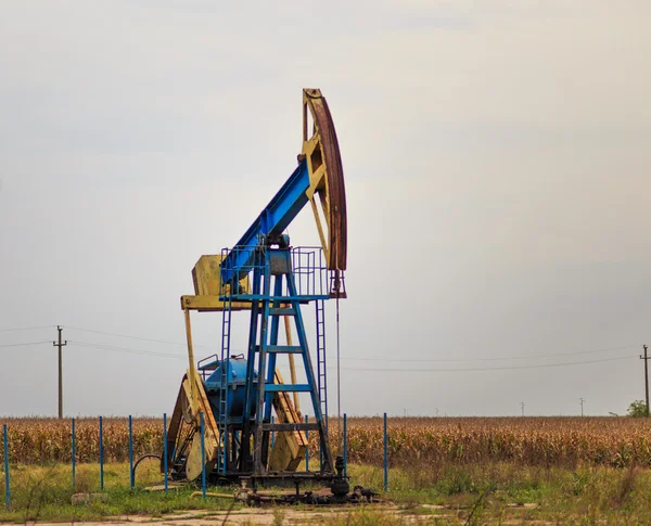 Puits de pétrole et de gaz en exploitation — Photo