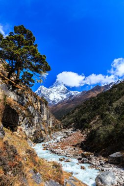 Himalaya dağ manzarası
