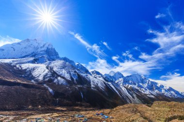 Himalaya dağ manzarası