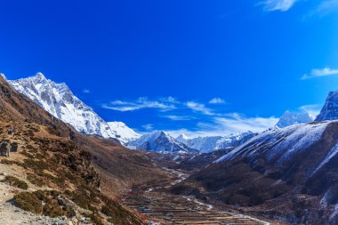 Himalaya dağ manzarası