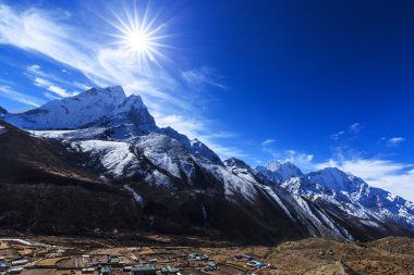 Himalaya dağ manzarası