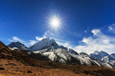 Himalayalar güzel Alp sahne
