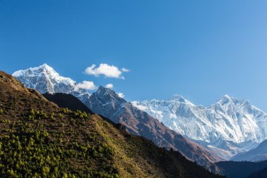 Himalaya dağ manzarası