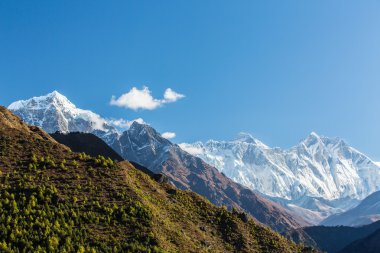 Himalaya dağ manzarası