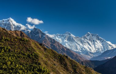 Himalaya dağ manzarası
