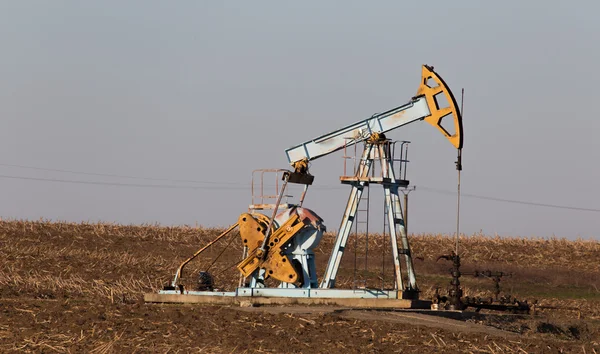 Puits de pétrole et de gaz en exploitation — Photo