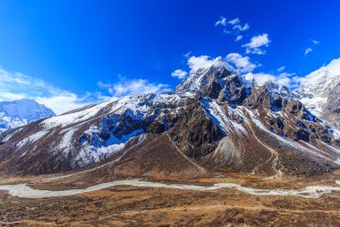Dağ manzarası Himalaya, Nepal