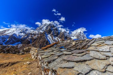 Dağ manzarası Himalaya, Nepal