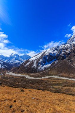 Dağ manzarası Himalaya, Nepal