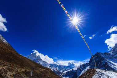 Dağ manzarası Himalaya, Nepal