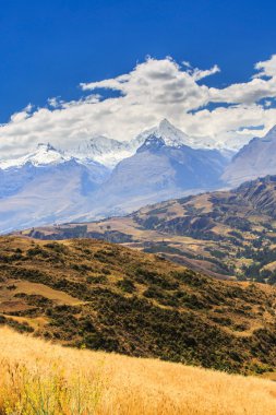 Peru Andes güzel dağ manzarası