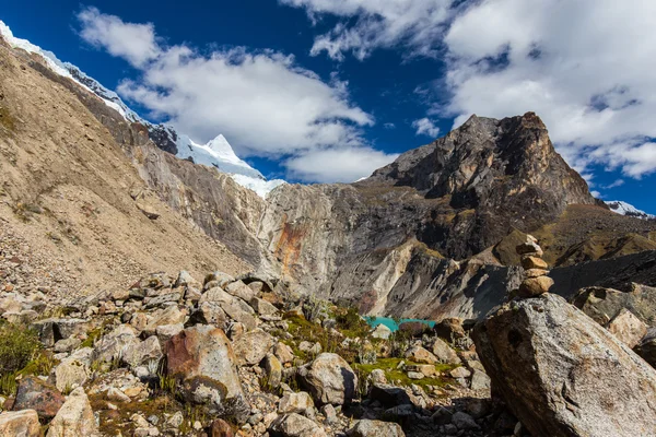 Paisaje de montaña en los Andes — Foto de Stock