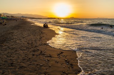 Sıcak bir gün bir yaz sahilde, Yunanistan