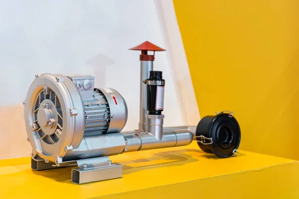 Hoge Kwaliteit Prestaties Industriële Centrifugaalvortex Luchtpomp Hogedrukluchtblazer Machine Met Elektrische — Stockfoto