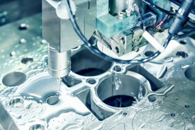 cnc edm tel kesme makinesinin kalite kontrol sürecini kontrol etmek için iş parçası boyutu teftişi sondası