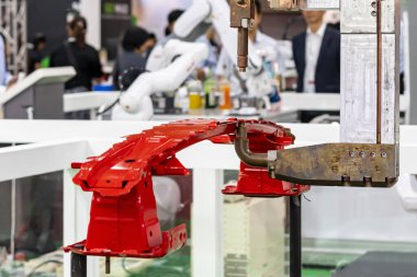 Simüle konum yayı sırasında robot kaynaklama elektrot direnç noktası veya montaj gövde çerçeve otomobil parçası için kıvılcım üretim sürecinde