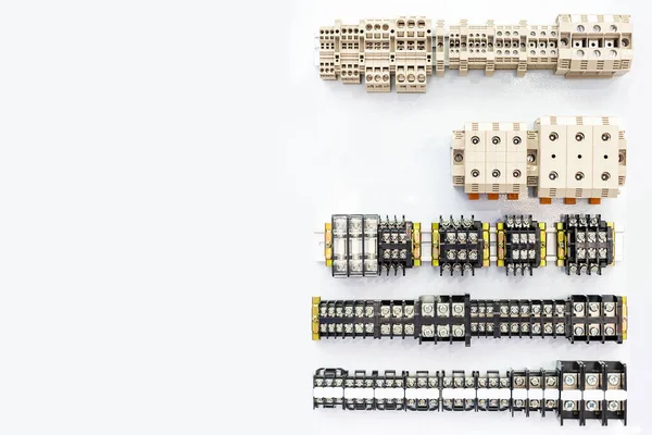 Различные Типы Формы Нового Образца Клемма Клемма Разъема Разъема Электрической — стоковое фото