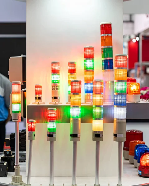 Elektrische Led Toren Lamp Signaal Licht Voor Geven Status Werken — Stockfoto