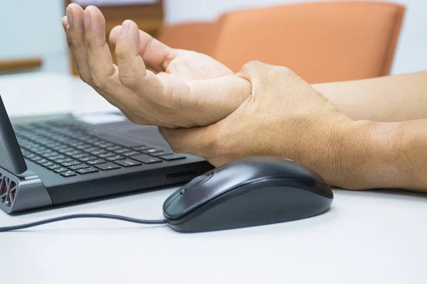 Concept Tenosynovitis Meest Voorkomende Pees Ontsteking Van Pols Tijd Van — Stockfoto