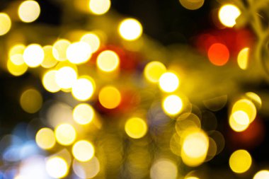Bulanık - arkaplan duvar kağıdı için soyut bokeh daire dizgi ışıkları