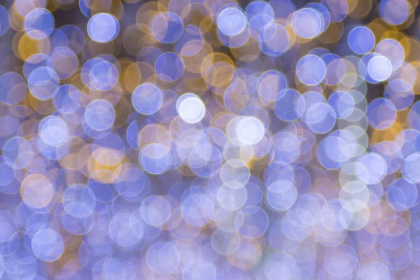 Blur Abstract Bokeh Circle String Lights Background Wallpaper — Stock Photo, Image