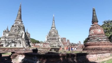 Ayutthaya Thailand: 31 Aralık 2020: Tarih Parkı, 13 Aralık 2534 tarihinde tarihi Ayutthaya kentinde bir turizm beldesi olarak kabul edilmiştir..