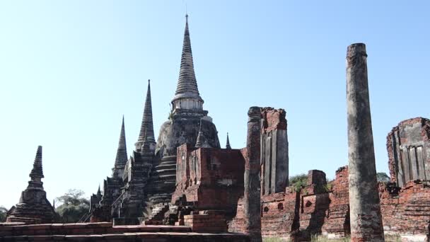 Ayutthaya Thailand 2020 Der Historische Park Wurde Dezember 2534 Der — Stockvideo