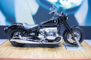 Bangkok Tayland - 2 Aralık 2020 - Uluslararası Motosiklet Fuarı BMW Nonthaburi, Tayland