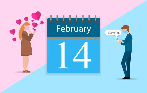 Men Woman Couple Love Design Graphics Symbol Heart Concept Valentine — Stock Vector