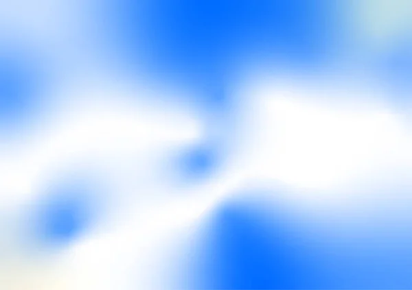 Ciel Bleu Transparent Avec Nuages Illustration Vectorielle Atmosphérique Après Midi — Image vectorielle