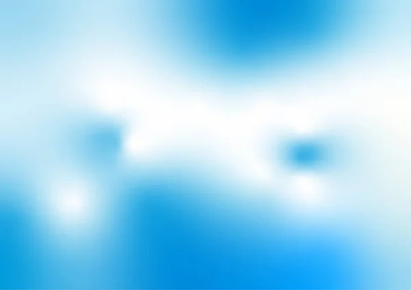 Ciel Bleu Transparent Avec Nuages Illustration Vectorielle Atmosphérique Après Midi — Image vectorielle