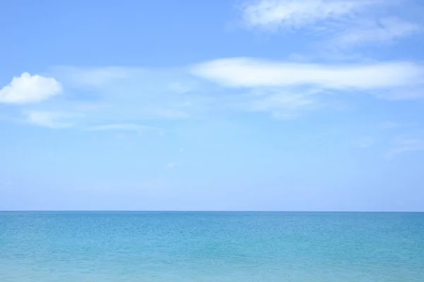 Paesaggi View Atmosfera Bella Sabbia Mare Colore Del Cielo Phuket — Foto Stock