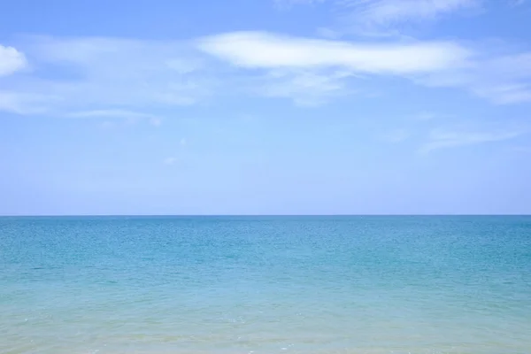 Paesaggi View Atmosfera Bella Colore Del Cielo Phuket Spiaggia Della — Foto Stock