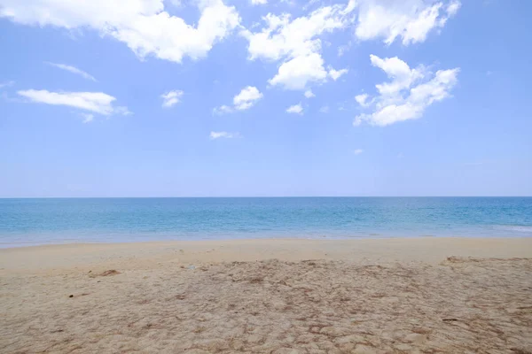 Landschaften Blick Die Atmosphäre Ist Wunderschön Sand Und Meer Und — Stockfoto