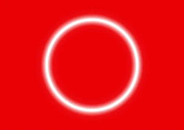 Abstrait Cercle Conception Effet Couleur Rouge Style Néon Pour Motif — Image vectorielle