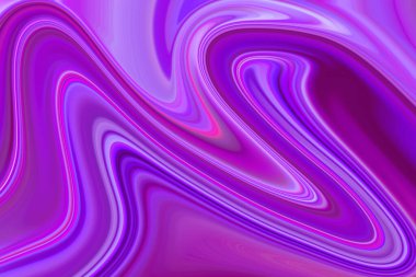 Pürüzsüz akış çizgileri ve sıvı mermer arkaplanı olan mor soyut girdap deseni