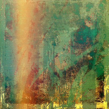 Vintage eski doku alan metin veya resim, sıkıntılı grunge arka plan ile. Farklı renk desen ile