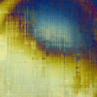 Abstract retro design composition. Stylish grunge background. With different color patterns