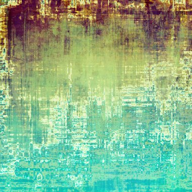 Abstract retro design composition. Stylish grunge background. With different color patterns