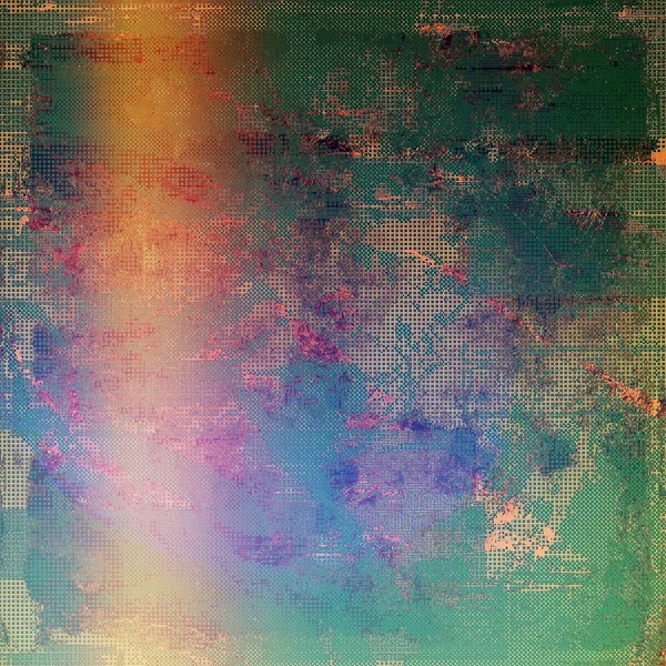 Grunge textura colorida, fundo envelhecido com diferentes padrões de cores — Fotografia de Stock