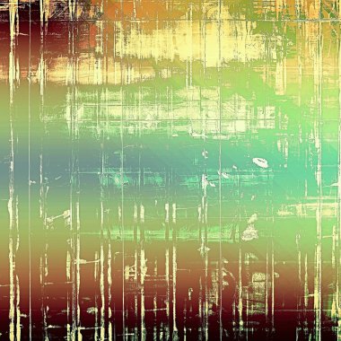 Retro tarzı grafik kompozisyon dokulu grunge arka plan üzerinde. Farklı renk desen ile