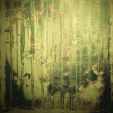 Eski tarz kirli arka plan ile dokulu vintage öğeler ve farklı renk desen