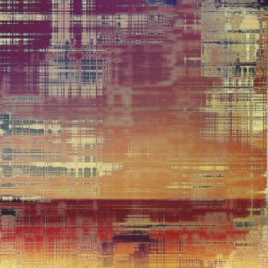 Eski püskü doku veya şık vintage elemanları ile arka plan. Grunge zemin ile farklı renk desen