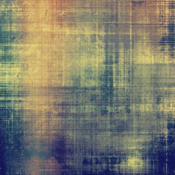 Retro style graphic composition on textured grunge background. With different color patterns — Stock Photo, Image