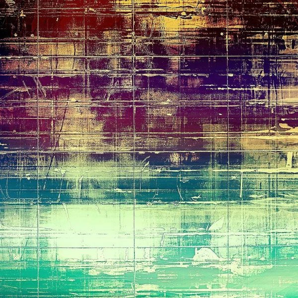 Retro tarzı grafik kompozisyon dokulu grunge arka plan üzerinde. Farklı renk desen ile