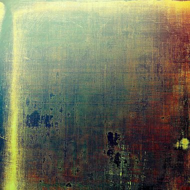 Kirli pasaklı doku veya yerleşimi ve farklı renk desen ile antika arka plan