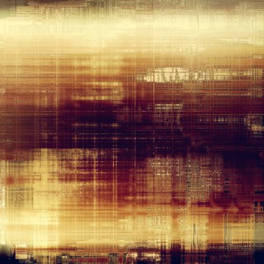 Vintage çerçeve, eski stil dekor öğeleri ve farklı renk desen grunge arka plan